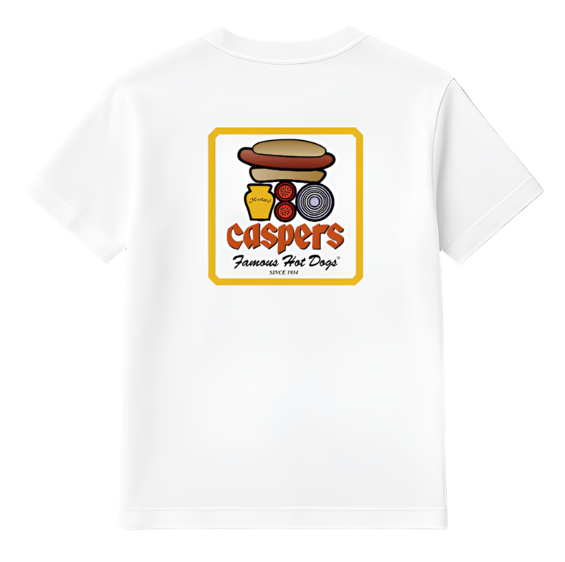 Caspers® T-Shirt Pocket Logo with Back Side